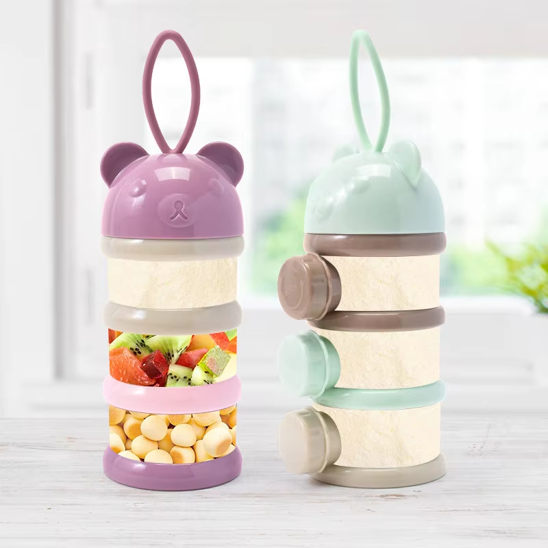 Food Snacks For 1 Year Old - 3/4Layer Baby Portable Baby Food Storag