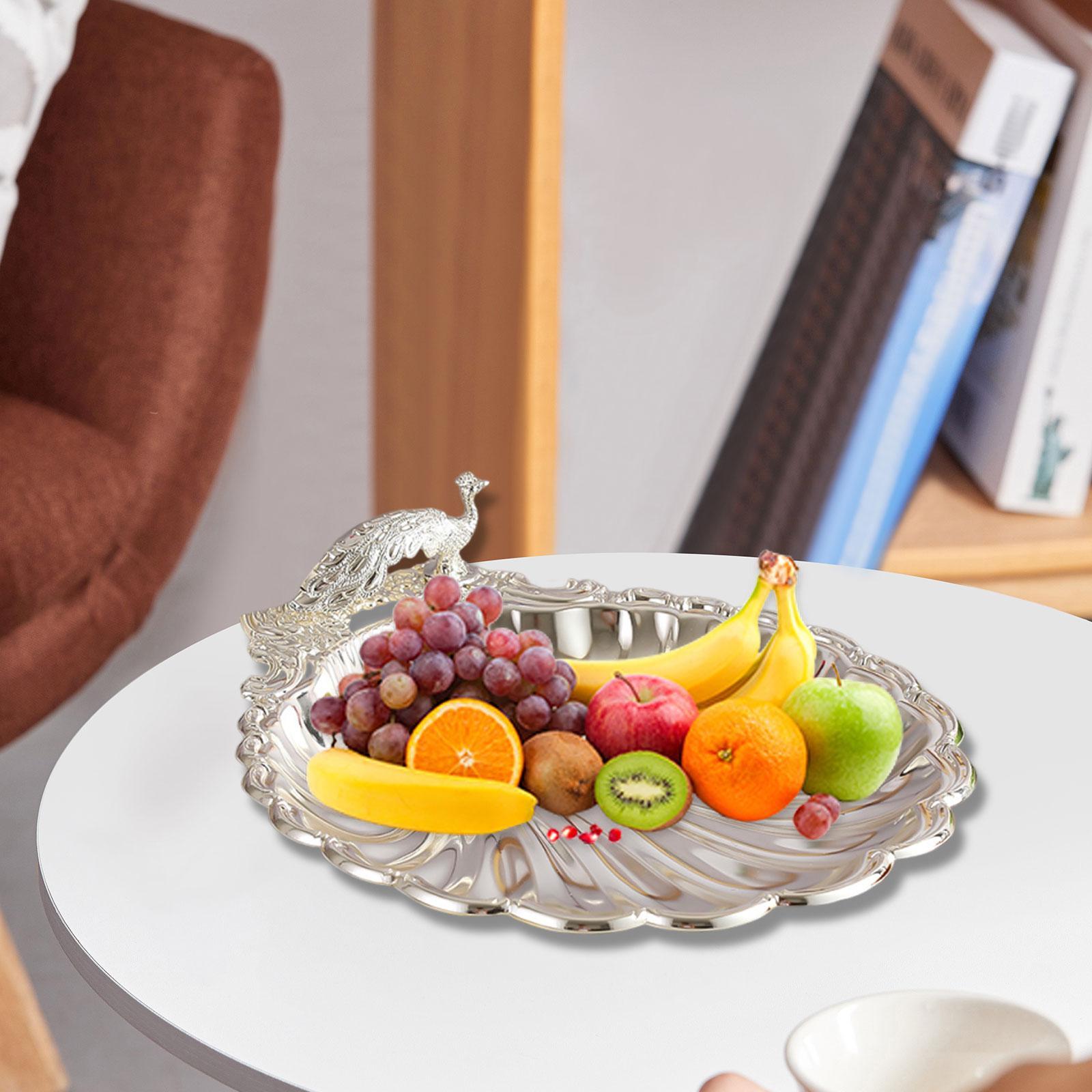 Zinc Food Snacks - European Style Fruit Tray Zinc Alloy