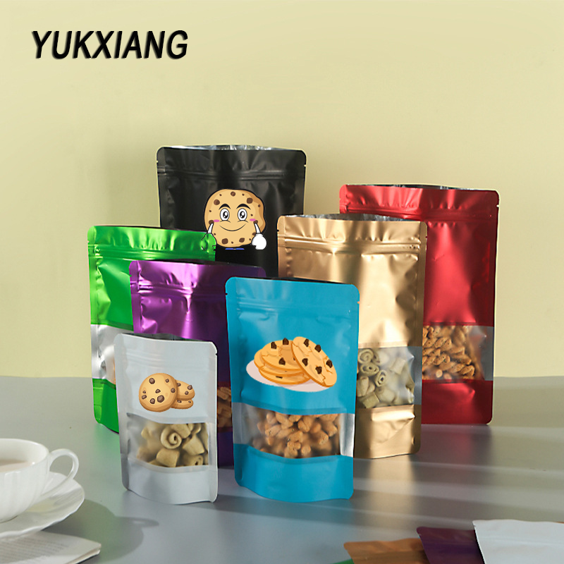Xmas Food Snacks - Stand up Matte Aluminum Foil Window