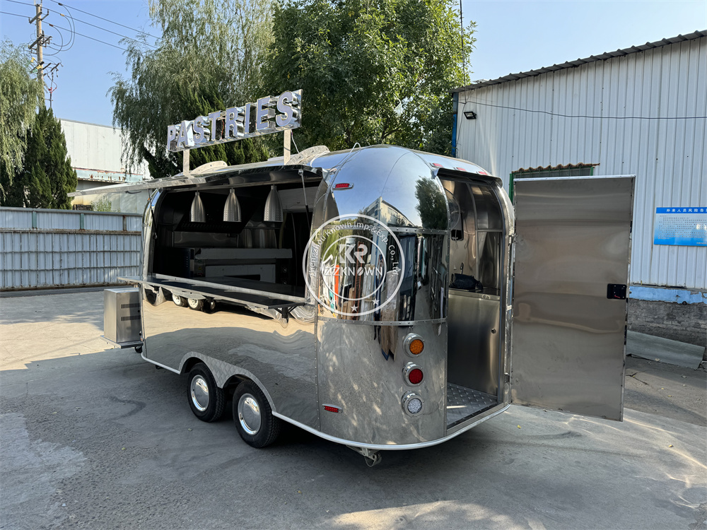 Street Food Trailer  Mobile Ki - đánh giá và giá Logo Food Snack