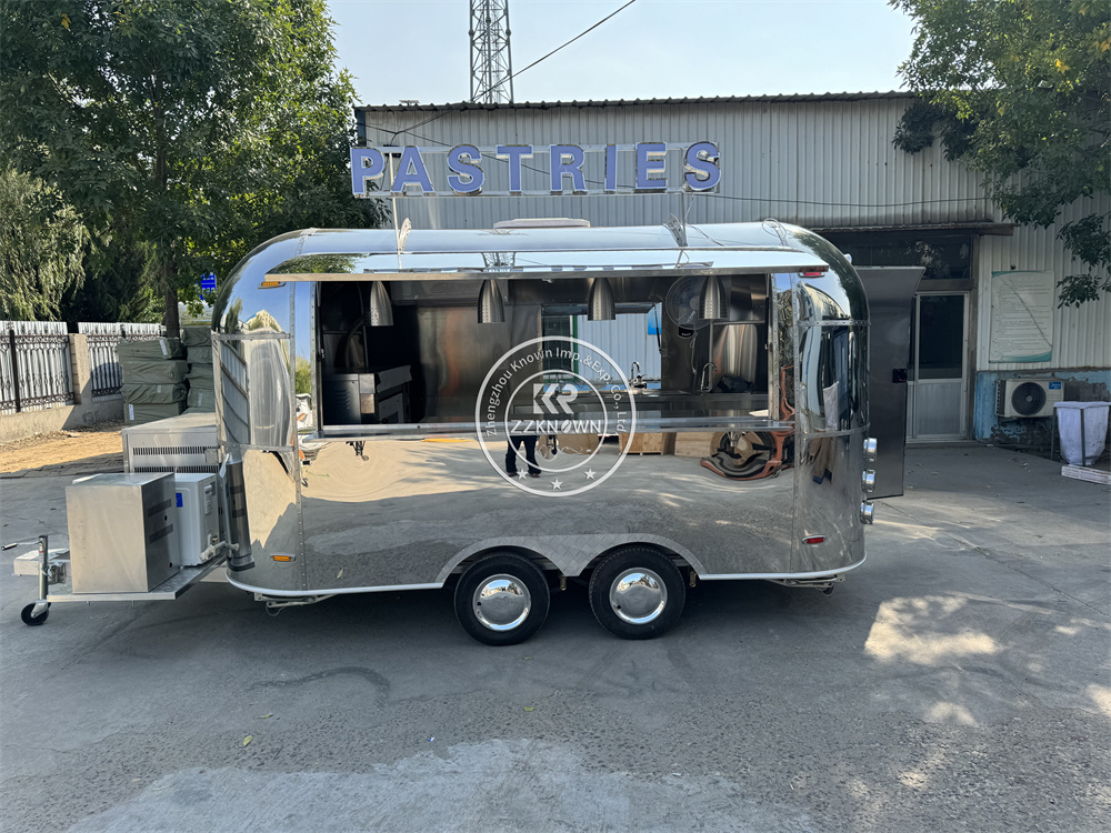Street Food Trailer  Mobile Ki - đánh giá và giá Logo Food Snack
