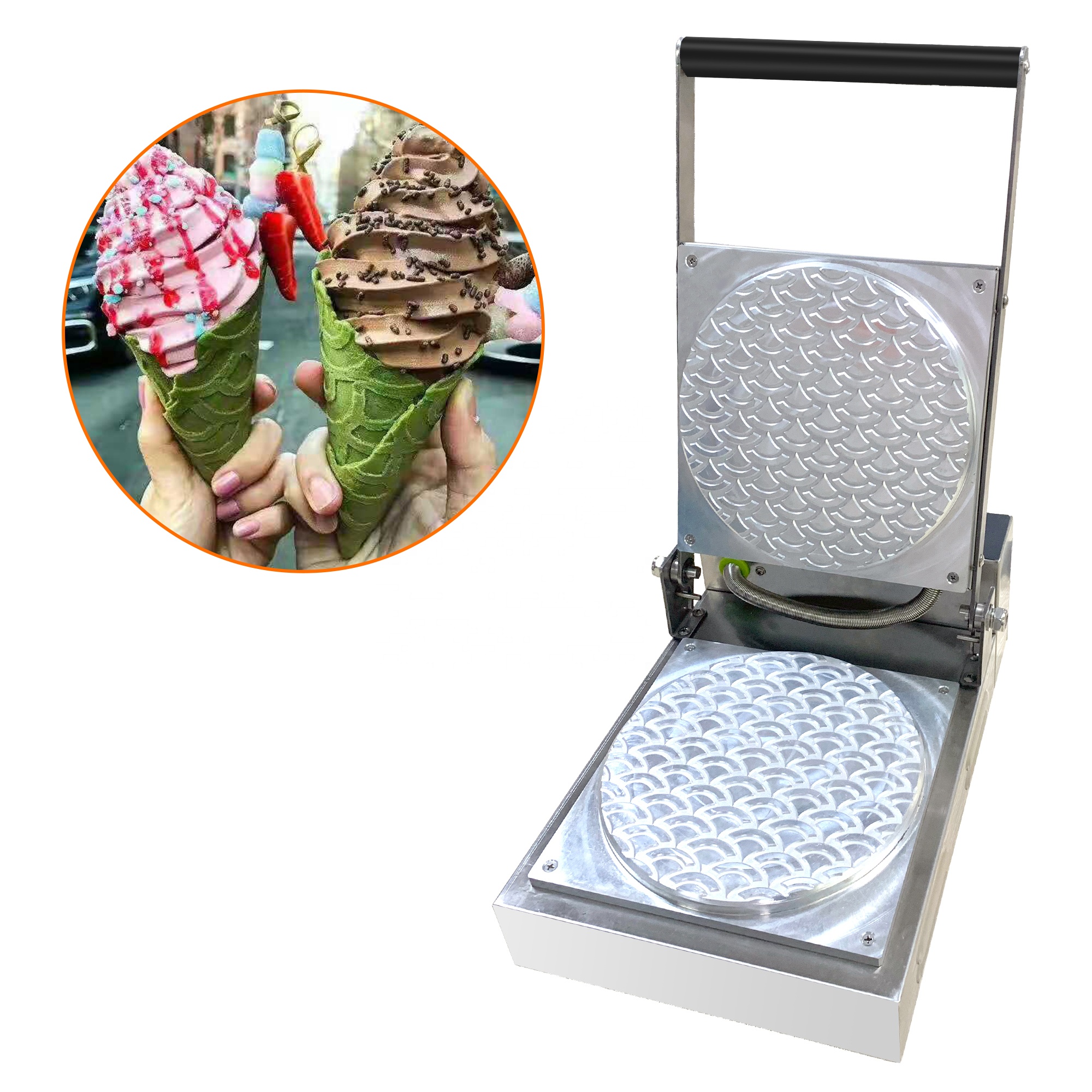 Waffle Cone Maker Waffle Cone  - đánh giá và giá Logo Food Snack