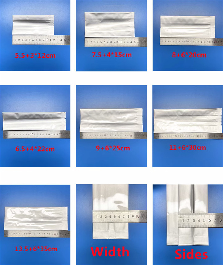 100PCS Open Top Side Gussets S - đánh giá và giá Logo Food Snack