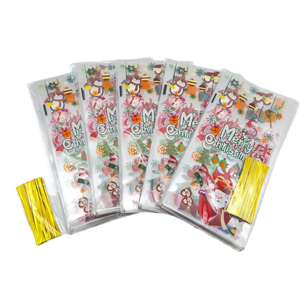 50PCS Transparent Cellophane C - đánh giá và giá Xmas Food Snacks