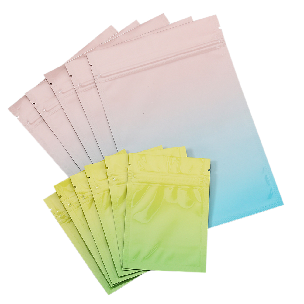 50pcs Gradient Zip Bags Opaque - đánh giá và giá Food Z