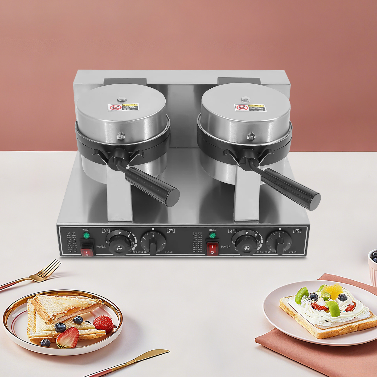 201 Stainless Steel Waffle Iro - đánh giá và giá Food Snacks To Make At Home