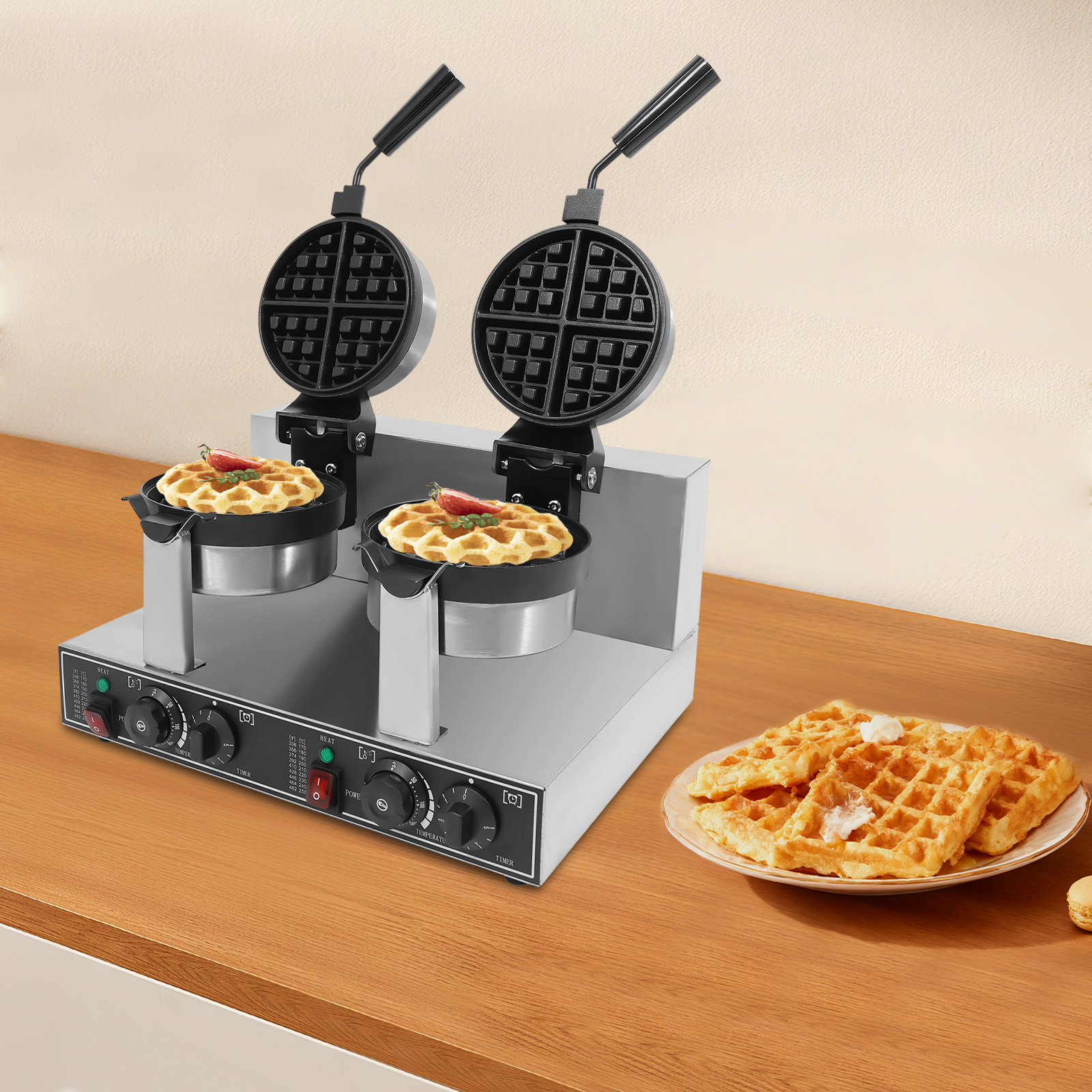 201 Stainless Steel Waffle Iro - đánh giá và giá Food Snacks To Make At Home