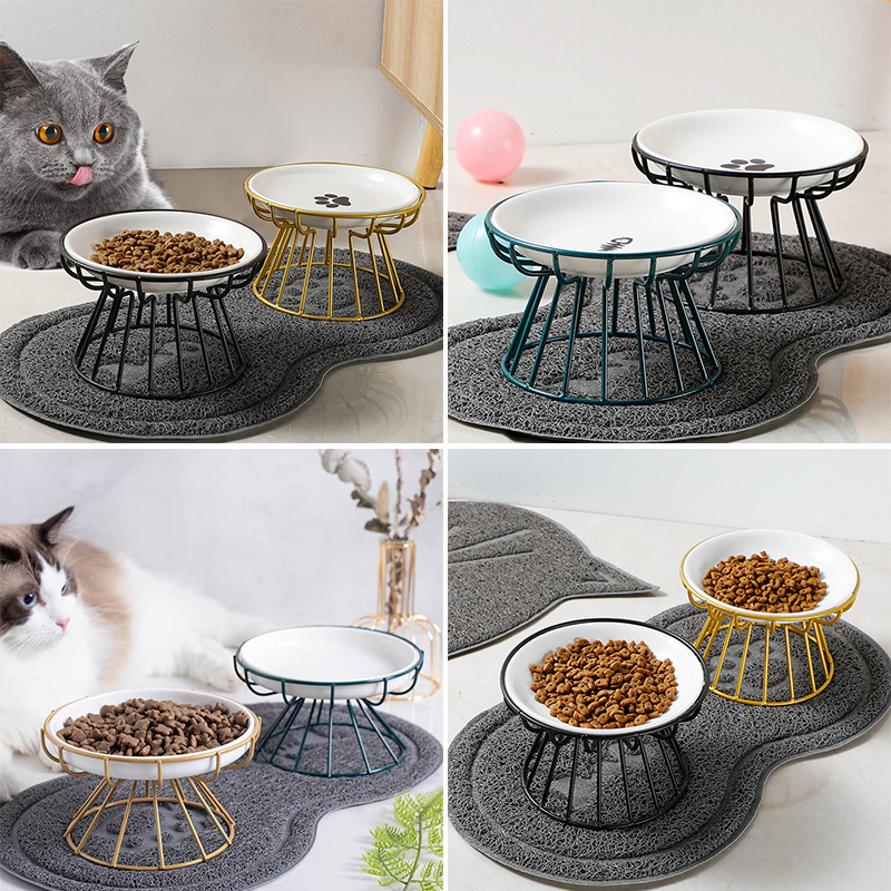 2024 New Pet Ceramic Bowl Iron - đánh giá và giá Food Snacks Easy