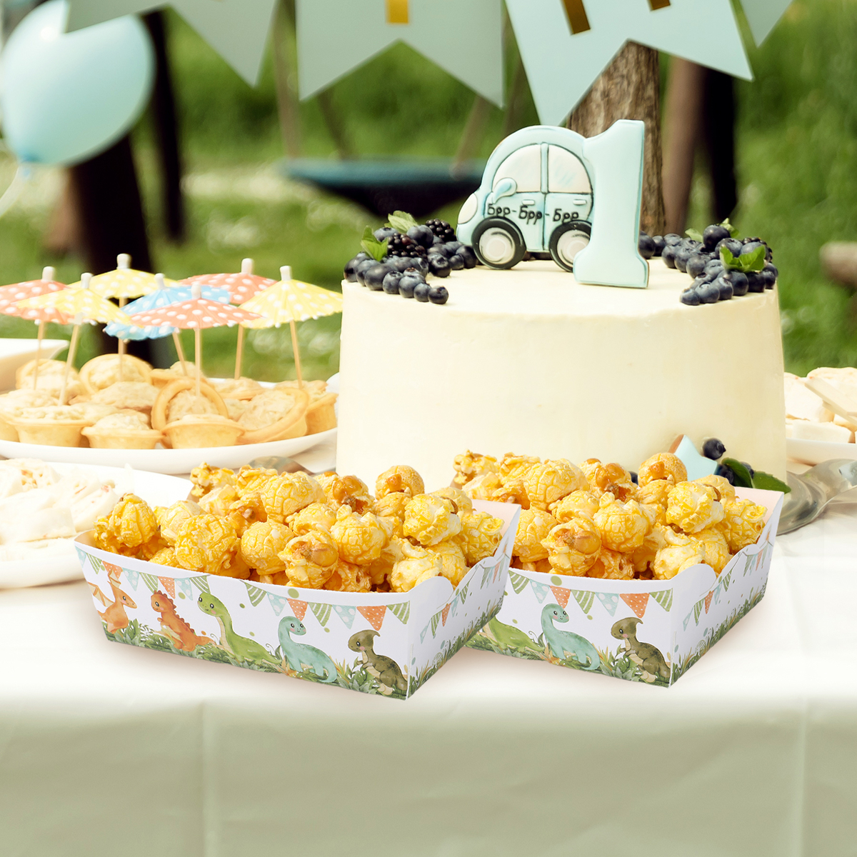 Dinosaur Party Supplies Mini S - đánh giá và giá Food Snacks For 1 Year Old