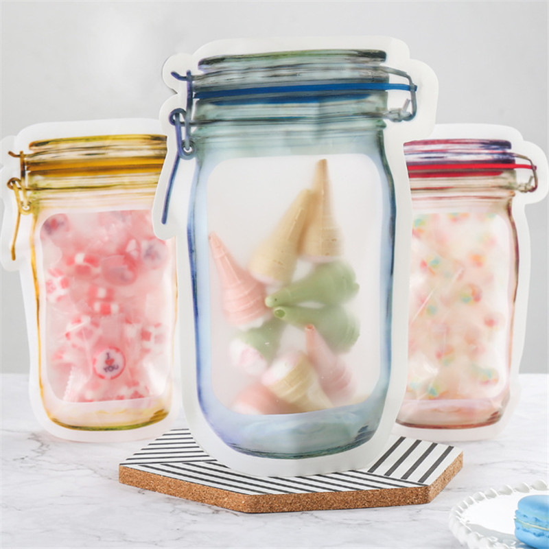 50Pcs Mason Bottle Shape Thick - đánh giá và giá Food Halloween Snacks