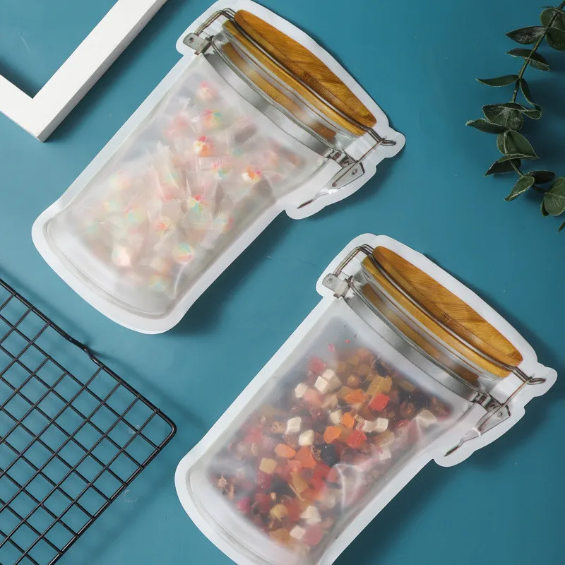 50Pcs Mason Bottle Shape Thick - đánh giá và giá Food Halloween Snacks