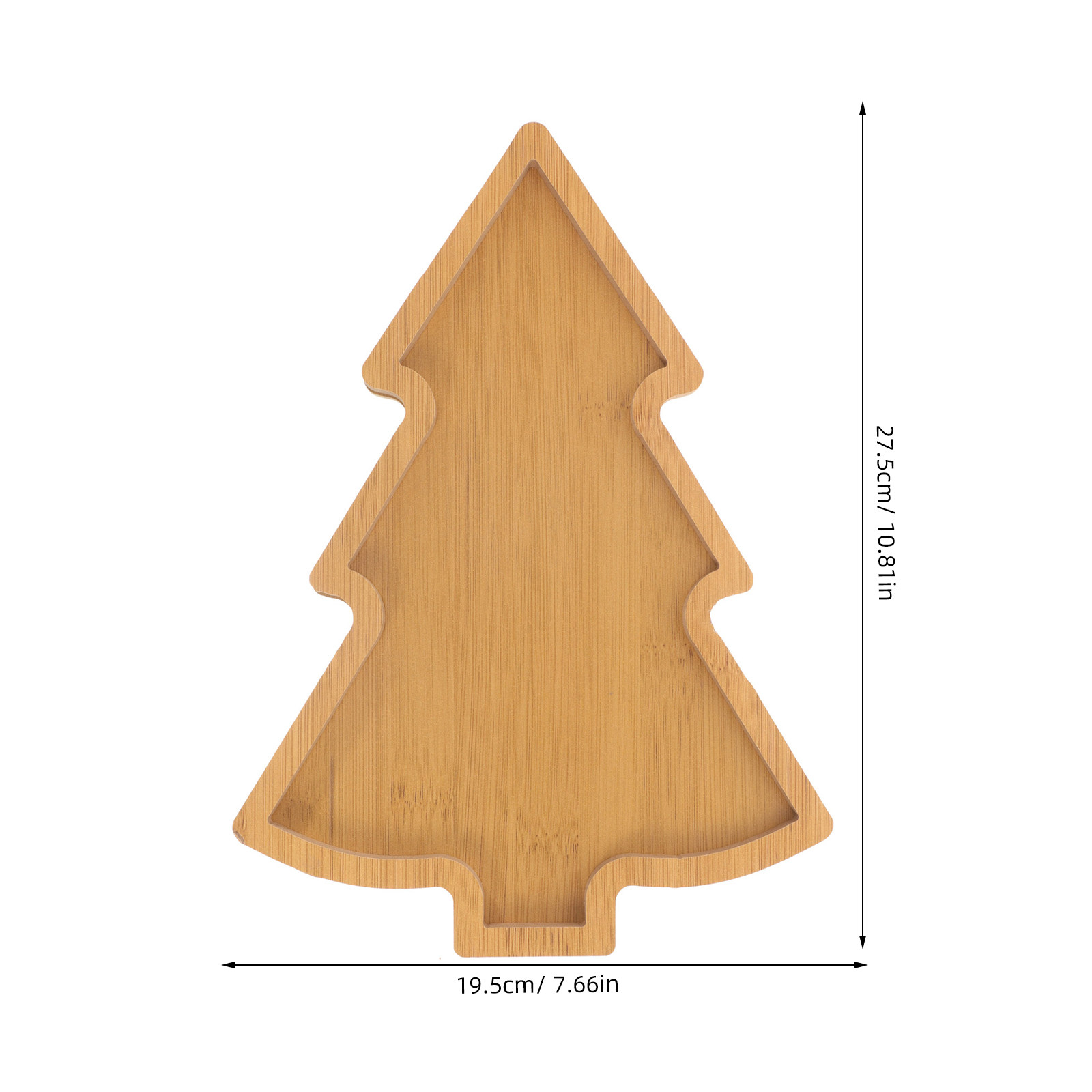 Christmas Tree Dish Wooden Sau - đánh giá và giá Xmas Food Snacks