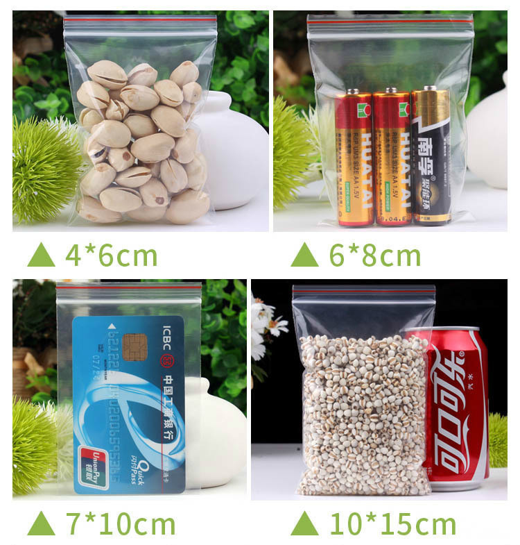 10x15 Cm Small Plastic Ziplock - đánh giá và giá Food Z