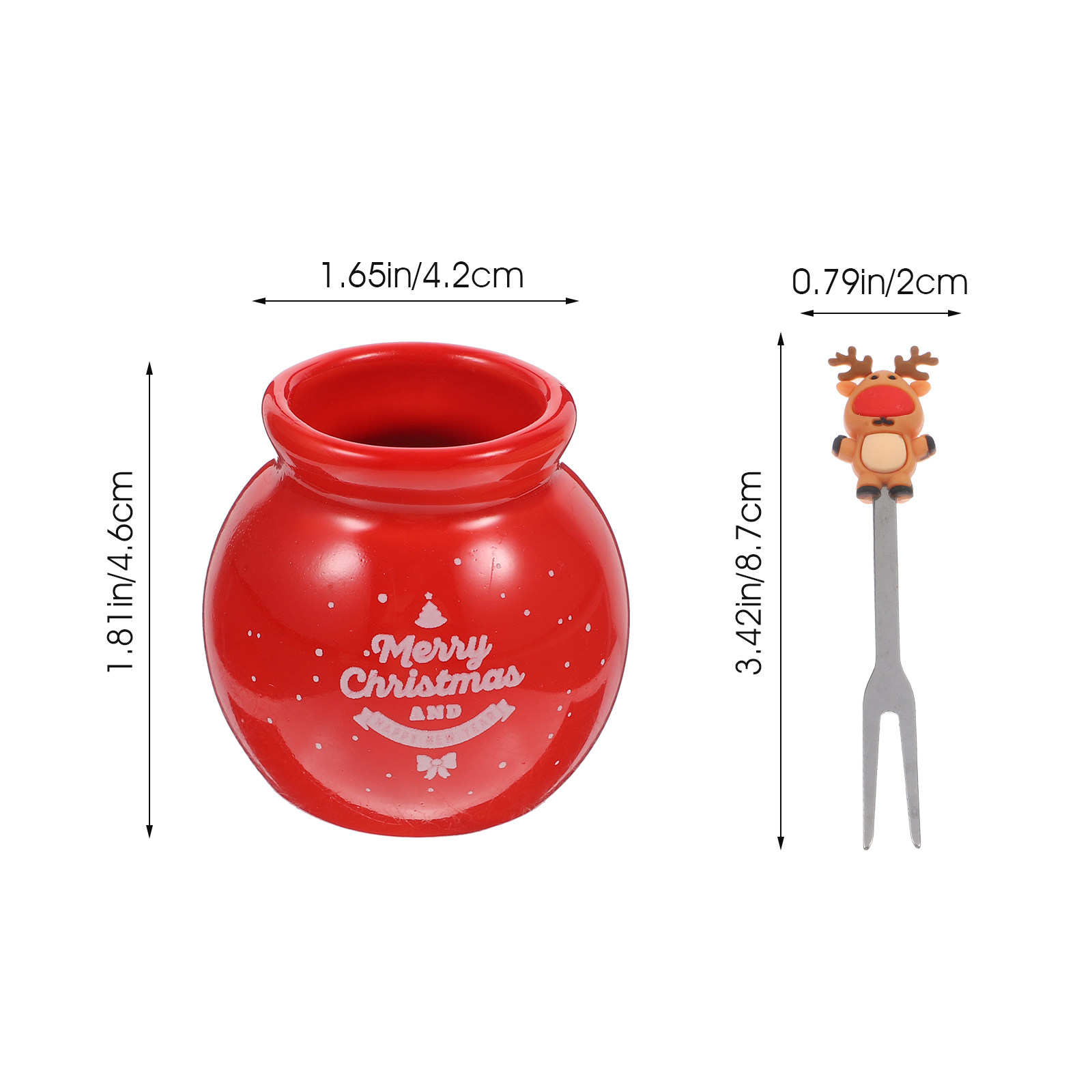 1Set Stainless Steel Fruit For - đánh giá và giá Xmas Food Snacks