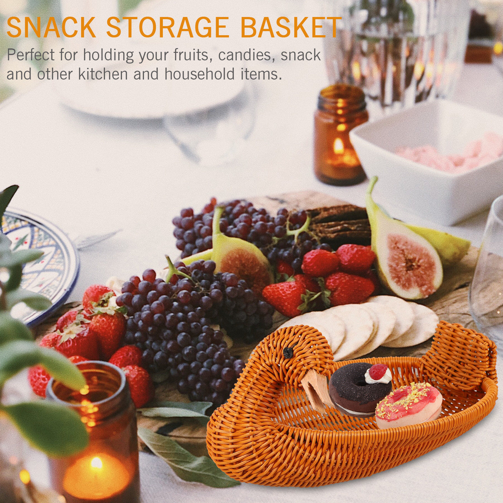 Imitation Rattan Woven Fruit B - đánh giá và giá Food Snacks Easy