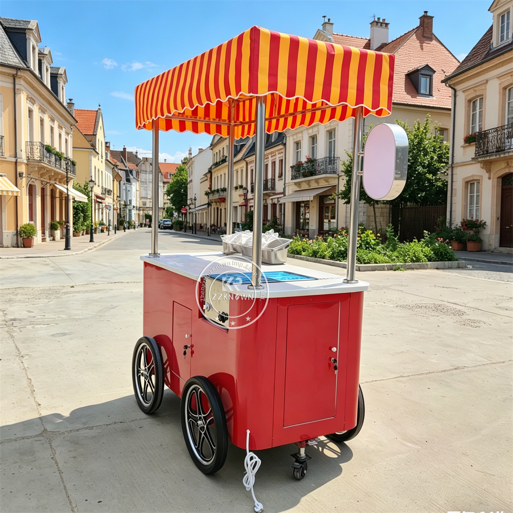 Mobile Food Cart Outdoor Urban - đánh giá và giá Logo Food Snack