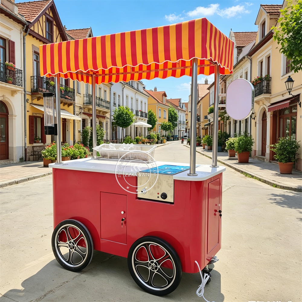Mobile Food Cart Outdoor Urban - đánh giá và giá Logo Food Snack