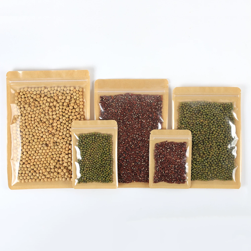 100pcs Eco-friendly Kraft Pape - đánh giá và giá Logo Food Snack