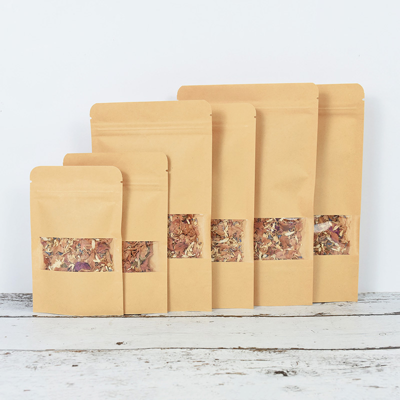 20/50pcs Kraft Paper Zip Lock  - đánh giá và giá Food Z