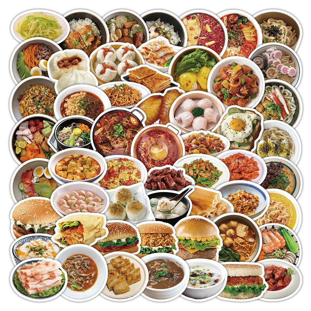 60Pcs Trendy Delicious Realist - đánh giá và giá Yummy Food Snacks