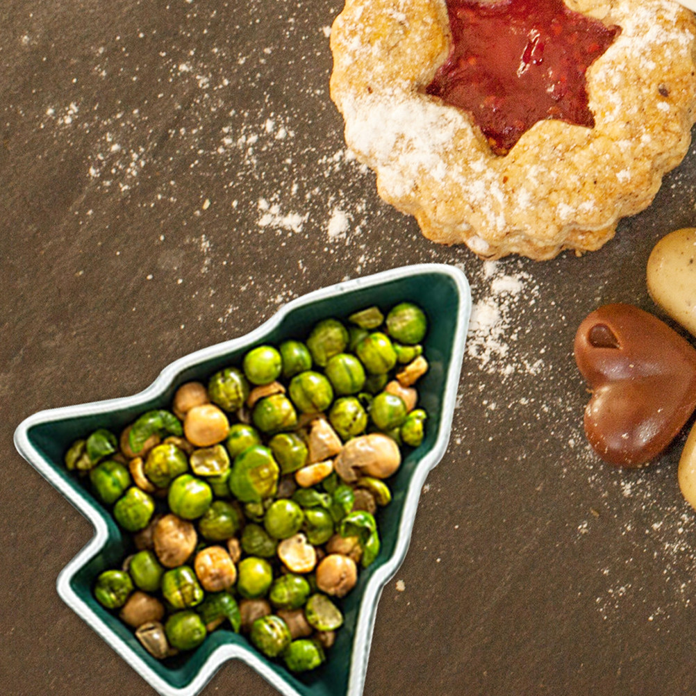 Xmas Tree Shaped Ceramic Food  - đánh giá và giá Xmas Food Snacks