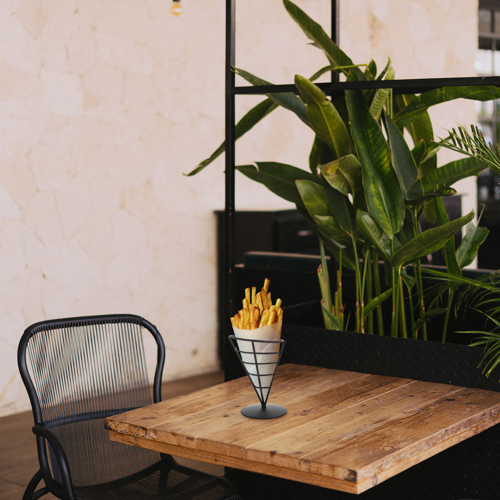 Iron French Fries Rack Sturdy  - đánh giá và giá Food Snacks Easy