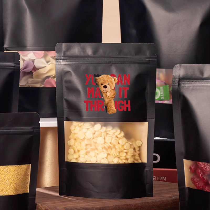 Wholesale Black Kraft Paper St - đánh giá và giá Logo Food Snack