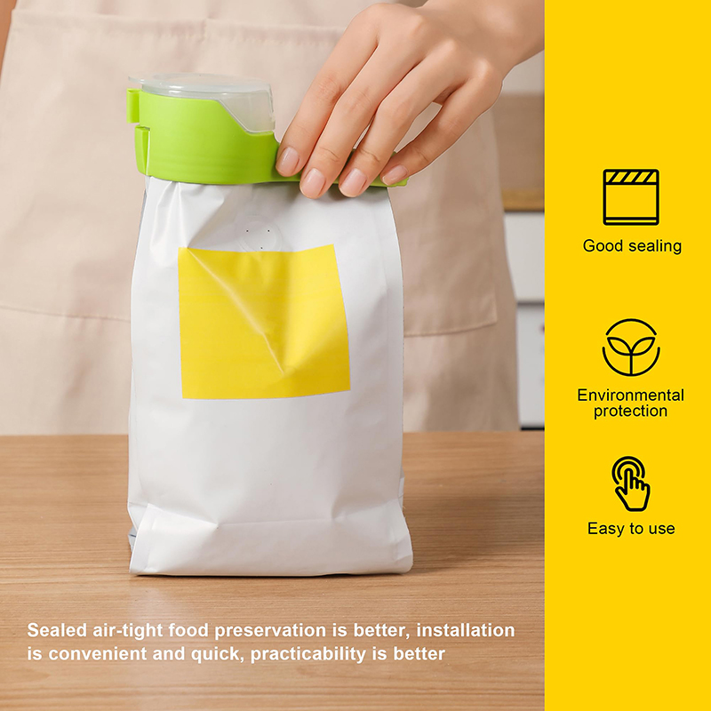 4PCS Food Bag Clips With Pour  - đánh giá và giá Food Snacks Easy