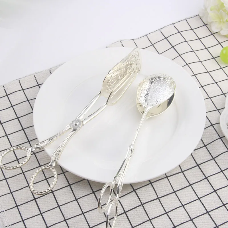 Retro European-style Cake Tong - đánh giá và giá Zinc Food Snacks